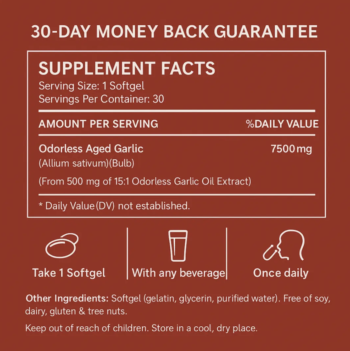 Aged Garlic Extract - Odorless