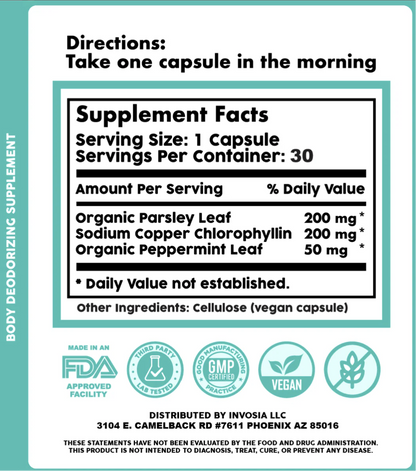 Pure Internal Deo Detox Capsules