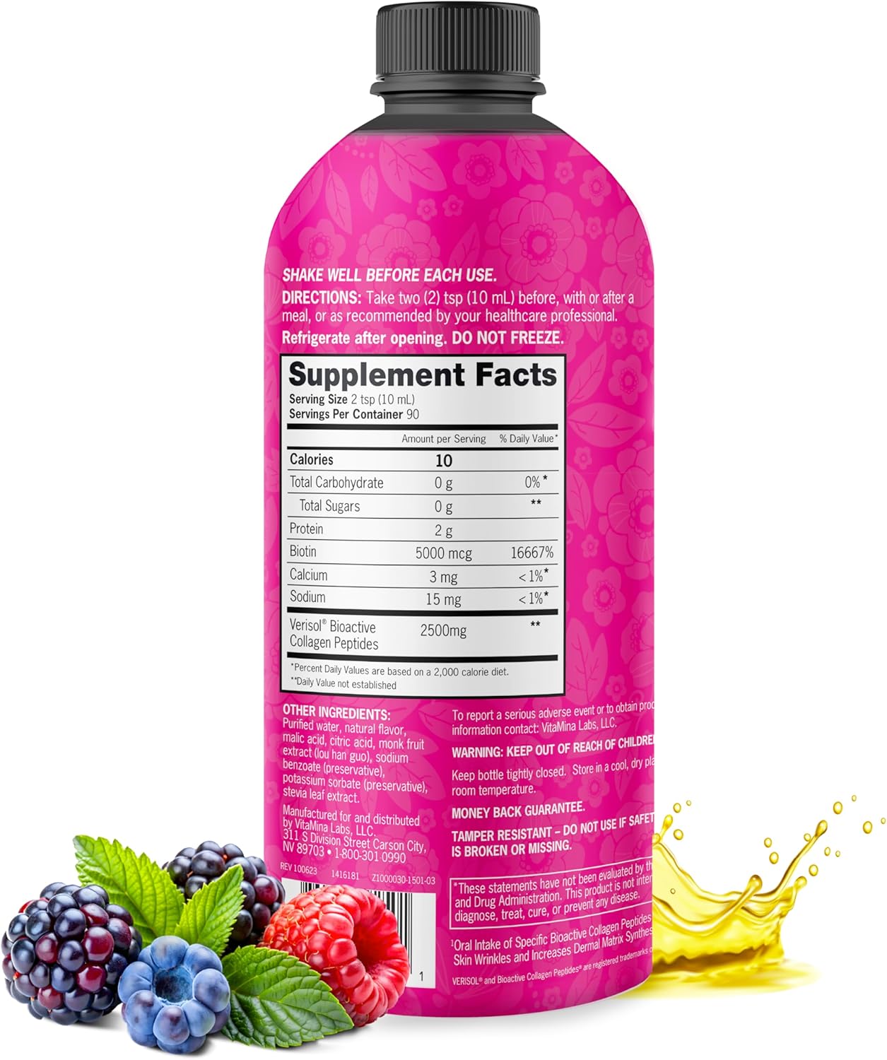 Premium Liquid Collagen With Biotin