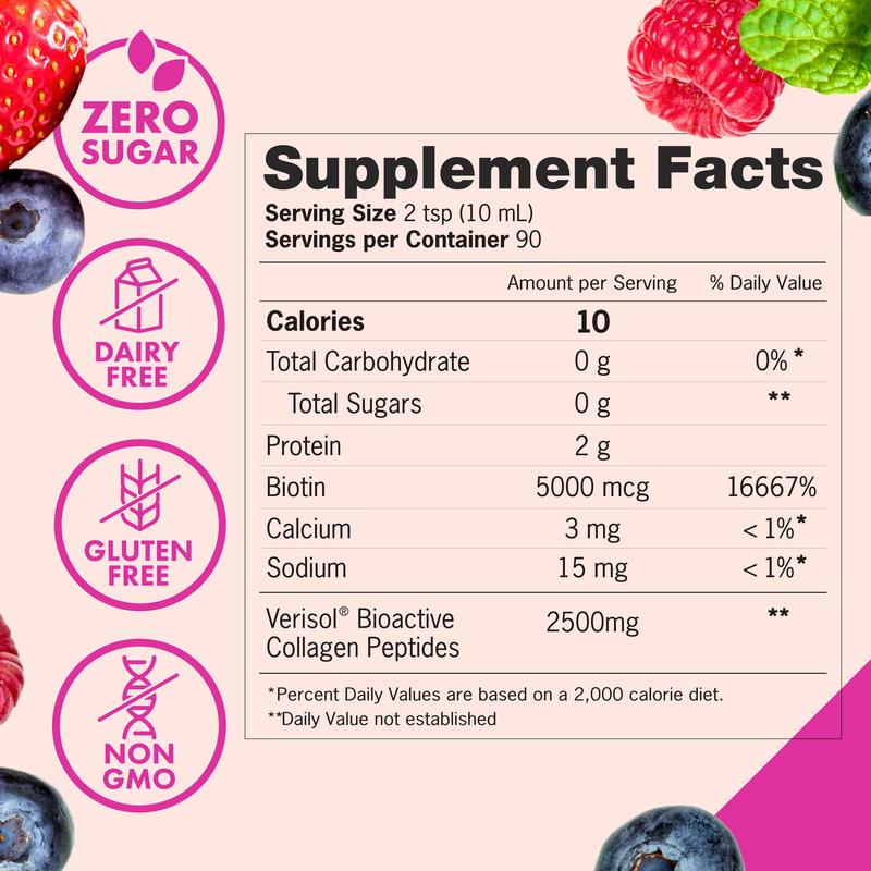 Premium Liquid Collagen With Biotin